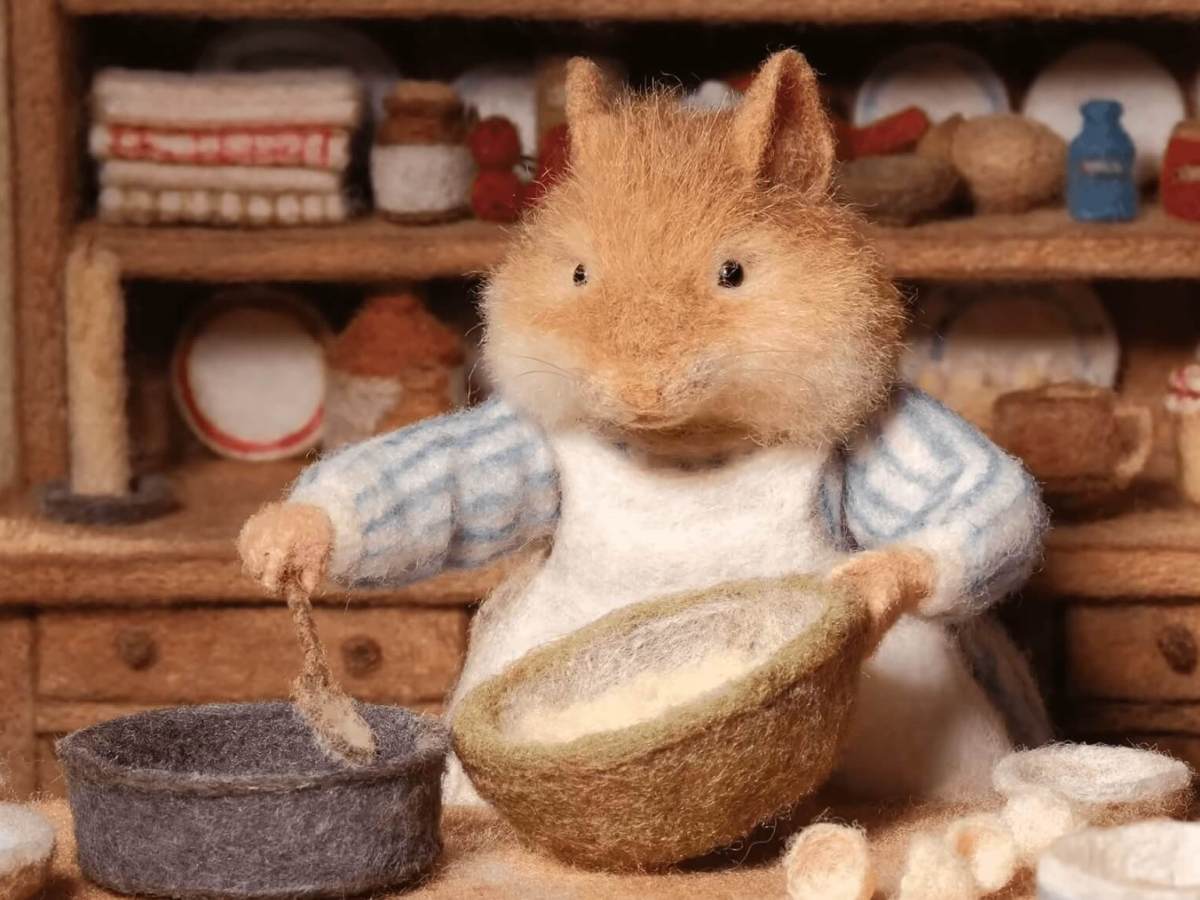 “Mrs. Apple’s Recipe – Strawberry Cake” Wool Felt Stop-Motion Animation Short&nbsp;Film